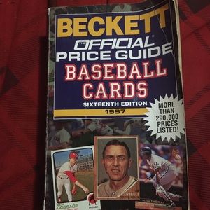 Baseball cards prices guide